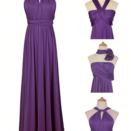 Summer Popular Multi-Wear Multi-Strap Cross-Back Sexy Bandage Dress Long Dress