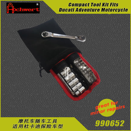 Car Tool Adventure Motorcycle Emergency Repair Tool Suitable for Ducati Adventure Compact Set Tool