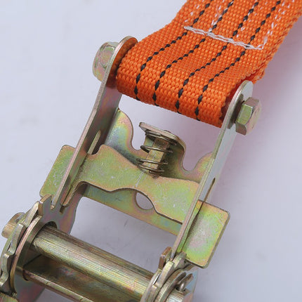Polyester Ratchet Tie-Down Strap, Cargo Securing Strap, Thickened Wear-Resistant Binding Tool, Ratchet Tensioner