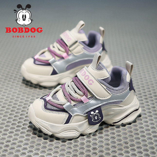 Babudou Children's Shoes for Girls 2026 Spring and Autumn New Fashion Korean Style Trendy Kids' Dad Shoes Girls' Sneakers