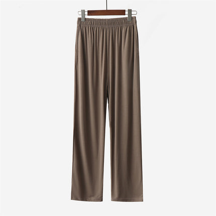 Solid Color Men's Pajama Pants Autumn Men's Pants Loose plus size Spring and Summer Thin Air Conditioning Home Pants Coconut Oil Yousse