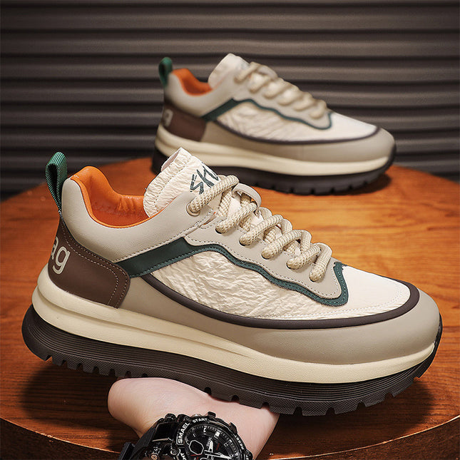 Men's Forrest Gump Shoes Casual Vintage Board Shoes Dad Shoes Men's Sports Thick Sole Height Increasing Fashion Men's Shoes