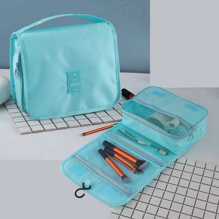 Ins-Style Toiletry Bag, Portable Women's Handbag, Striped Waterproof Makeup Bag, Antibacterial Ins-Style