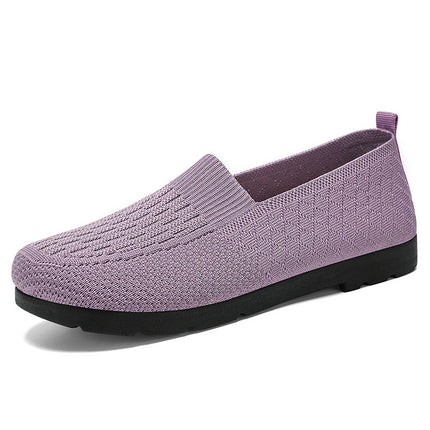 Mom's Shoes, New Summer Style, Mugwort Casual Breathable Women's Shoes, Middle-Aged and Elderly Beijing Cloth Shoes, Soft-Soled Shoes That Don'T Tire Your Feet