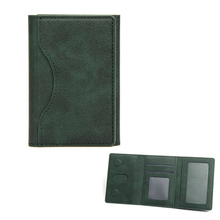 Suitable for Apple 15 iPhone16promaxMagSafe Magnetic Card Bag Multi-Card Three-Folding Mobile Phone Card Case