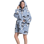 Big ears dog cold clothing / Free size adult length 90cm