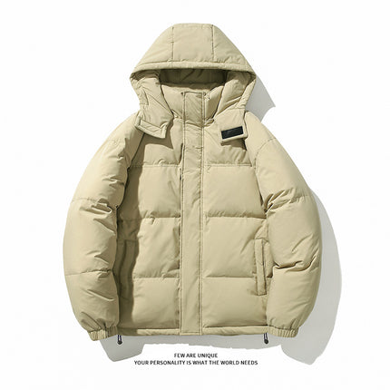 Men's down Jacket with Hood, Warm Trendy Brand, 90% White Duck down Coat, Winter Thickened Parka, Men's Clothing Wholesale