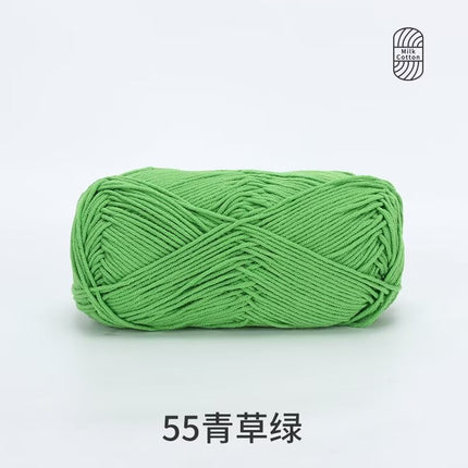 Snow Feir 5 strands milk cotton wool group 5 strands combed cotton thread not ball baby hand woven diy cute doll