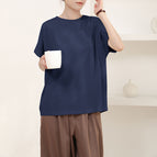 Navy blue cold feeling / M