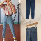 Aaretro dark blue jeans·non-returnable / 25