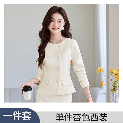 Suit Set Women 2024 Autumn Fashion Professional Wear Hotel Beauty Salon Front Desk Work Clothes Set
