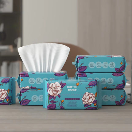 Wholesale Disposable Face Towels with Chinese Style, Hanging Pull-Type Cotton Soft Towels, Thickened Face Towels, Hanging Cleansing Towels, Face Towels