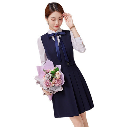 Kindergarten Teachers Garden Clothes Work Clothes Autumn and Winter New Kindergarten Teachers Vocational Middle School Students College Style suit Female dress
