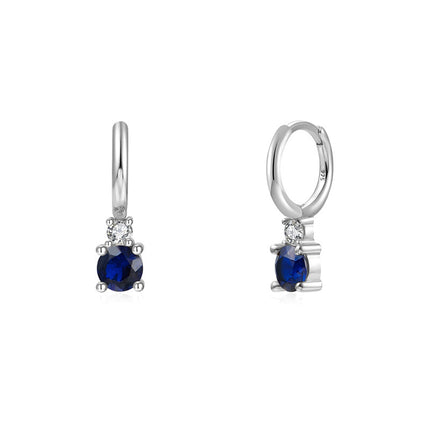 Amazon, Aliexpress, Temu, Shein, European and American Cross-Border Popular Luxury Zircon Earrings Wholesale