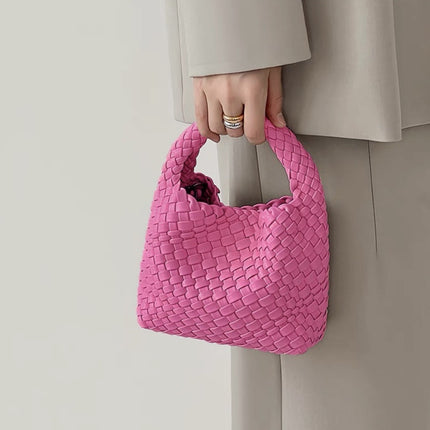 Woven PU Tote Bag / Sac Tressé PU