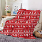 Little elk and little snowman / 70*100CM【280g】