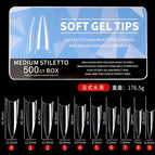 French water drop (550 pieces/box of glossy nail)
