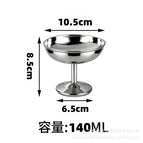 304 pudding cup d style silver