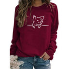 Burgundy (white font) / S