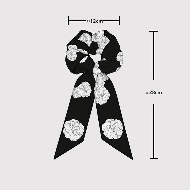 French New Twill Black and White Two-color Plain Women's Decorative Headwear Hair Accessories Hair Band Pony Tail Headband Hair Band