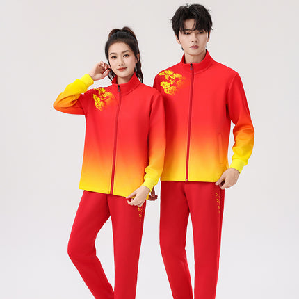 Walking Group Team Uniforms Badminton Women's and Men's Large Size Aerobics Performance Uniforms Sportswear Sports Games Sports Suits