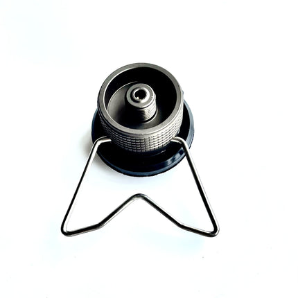 Outdoor multifunctional card furnace adapter butane long gas tank self-locking converter bracket camping stove adapter