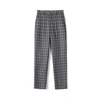 (trousers)-gray small grid / XS155