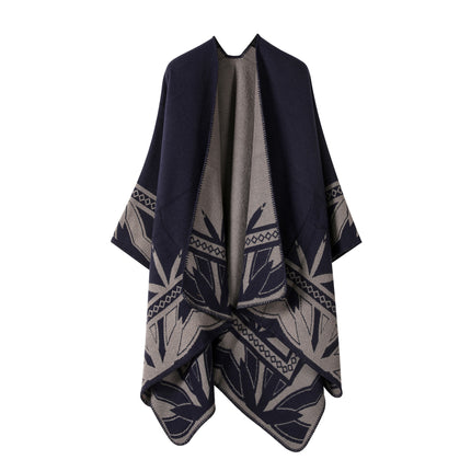 European and American plain striped warm Joker shawl outer autumn and winter office blanket imitation cashmere scarf in stock wholesale