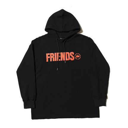 Lone Sweatshirt Wang Yibo with Hiroshi Fujiwara Limited Fashion Brand Big V Valentine's Day Couple Loose Long Sleeve Hoodie