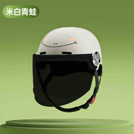 2025 new helmet electric car female cute new national standard 3C certification motorcycle hat summer