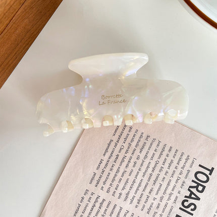 South Korea France Acetic Acid Clip Simple Retro French Elegant Elegant Hair Shark Clip Hair Clip for Women
