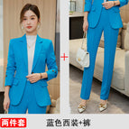 Blue suit pants / S
