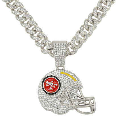 Diamond-encrusted Olive Cap Pendant Cuban Chain Necklace European and American Hip Hop Exaggerated Necklace Punk Clavicle Chain Necklace Chain