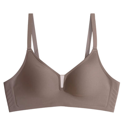 Cross-Border Popular Hollow-Out Backless Bra for Women, Wireless, Push-Up, Anti-Sagging, Seamless, Adjustable, Thin Style