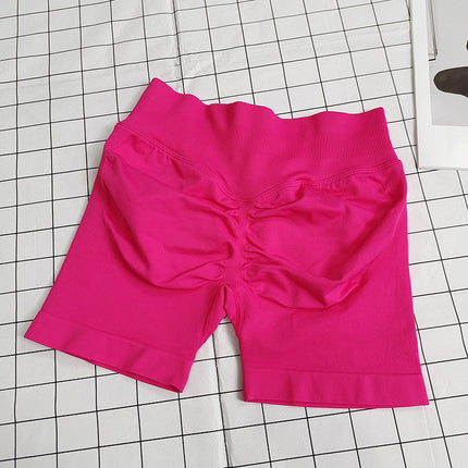 Sexy Peach Butt Fitness Shorts for Women, Sports Running and Cycling Three-Point Pants, High Elastic Butt Lift, Tummy Control, Quick-Drying Yoga Pants