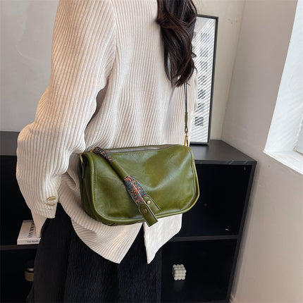 Cross-Border Korean Style Trendy Simple Large Bag for Women 2026 New Fashion Shoulder Crossbody Bag Stylish Pillow Bag