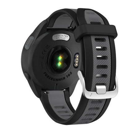 For Jiaming Forerunner 165 Silicone Two-Tone Strap Garmin 245 Venu SQ Replacement Wristband