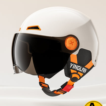 [Aerozen1.0 Helmet] Women's Electric Bike Helmet with 3C Certification, Men's Half Helmet for Motorcycle Riding, Starry Sky Edition