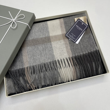 Solid Color Scarf Women's Winter 2024 New Big Brand Korean Style Cashmere Wool Winter Warm Neck Shawl Ins Card