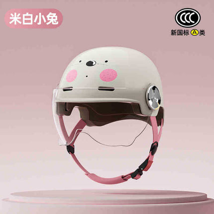 2025 new helmet electric car female cute new national standard 3C certification motorcycle hat summer