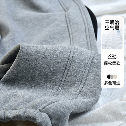 [Cashmere Sweatpants] Winter Women's fleece-lined Thickened Sports Sweatpants Leg Pants Sports Casual All-match Pants