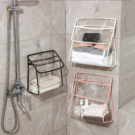 Bathroom Waterproof and Moisture-Proof Clothes Hanging Bag Bathroom Bathing Clothes Bag Dormitory Clothes Hanging Storage Hanging Bag