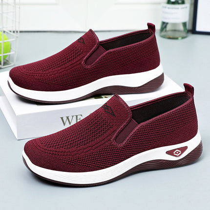Women's Summer Shoes, Old Beijing Cloth Shoes, Cross-Border Breathable, Lightweight, Comfortable, Casual Shoes for Middle-Aged and Elderly Mothers