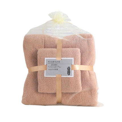 Coral Fleece Towel Bath Towel suit Soft Hair-free Household Face Wipe Towel Bath Towel Activity Gift Towel