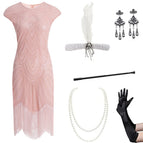 Pink [dress + accessories]] / S
