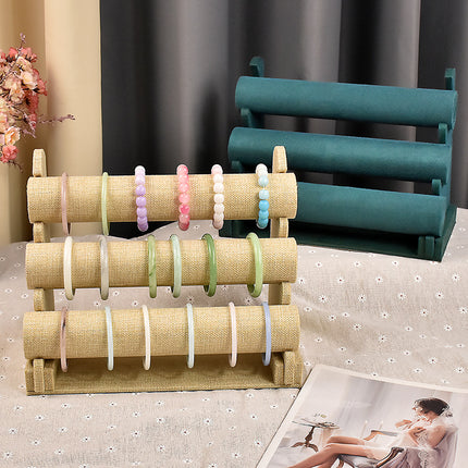 Factory Direct Sales Velvet Bracelet Rack Watch Display Rack Bracelet Display Rack Night Market Stall Jewelry Display Rack Bracelet