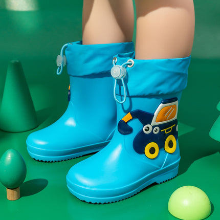 Summer Children's Rain Boots Boys Baby Waterproof Children's Rubber Shoes Non-slip Rain Boots Girls Students Children's Water Shoes