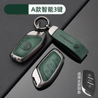 [MG A Intelligent 3-Key-Graphite Green] Shell Ring Crescent Buckle / No specifications