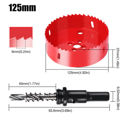 M42 bimetal hole opener woodworking iron pipe aluminum gypsum board drill hole opener PV woodworking suit