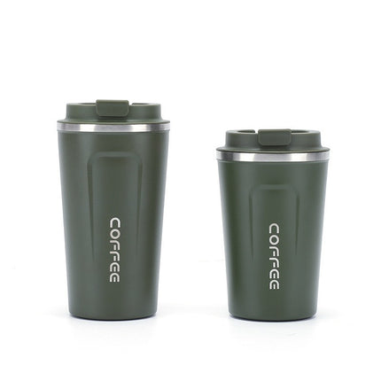 Fashion coffee cup 304 stainless steel vacuum mug couple cup portable car gift cup cross-border wholesale